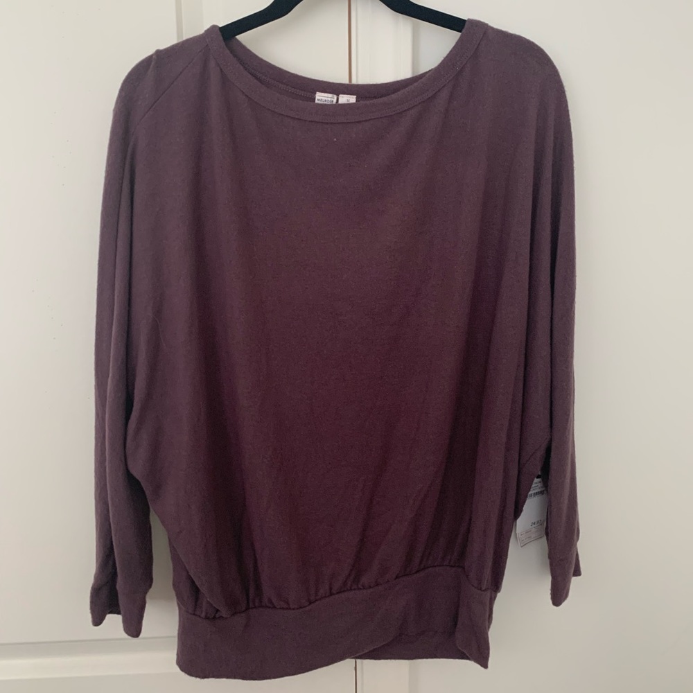 burgundy oversized sweater
